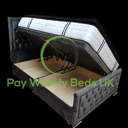 Hampton Side Lift Ottoman Divan Bed - Pay Weekly Beds