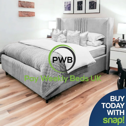 Daytona Wingback Bed on Finance - Pay Weekly Beds UK