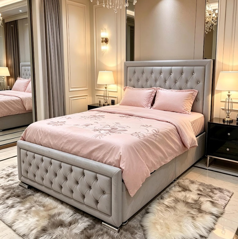 Hampton Ottoman Divan Bed - Left or Right Hand Side Lift