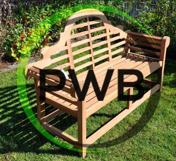 Lutyens Teak Wood Bench - Pay Monthly Garden Furniture