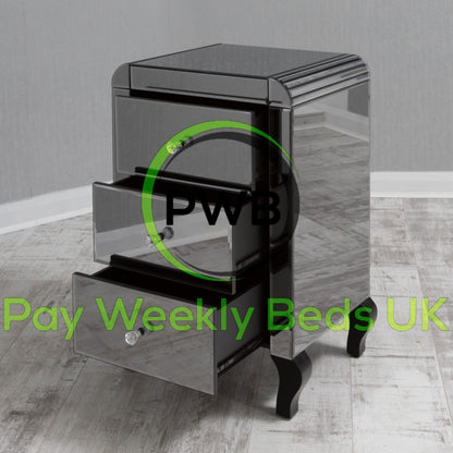 Mirror bedside cabinets - Pay Weekly