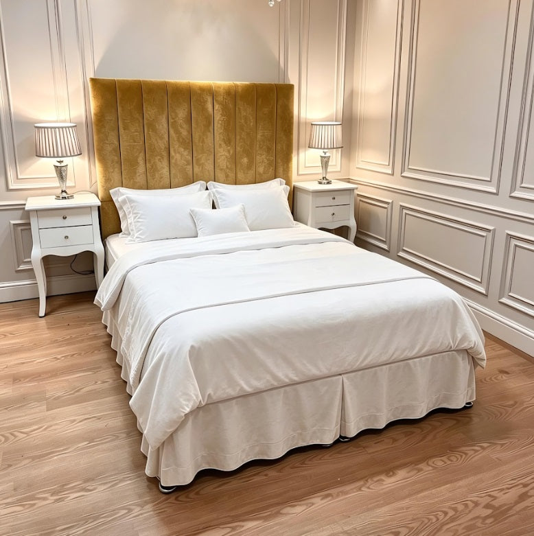 Storage Beds with High Headboard - New York Ottoman Divan Bed