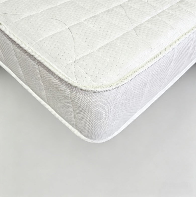 Foam encapsulated firm mattress on finance