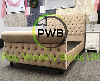 Swan Sleigh Bed Pay Weekly