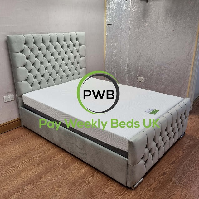 Brianna Bed and Gel Mattress Set - Pay Weekly Beds UK