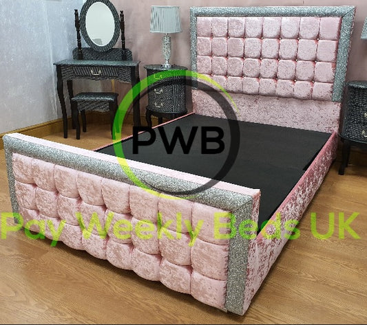 Lexi Glitter Bed - Pay Weekly Beds UK